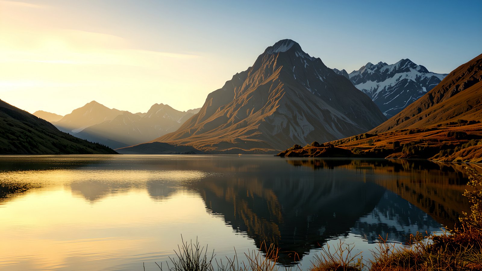 Mountain Lake Sunrise