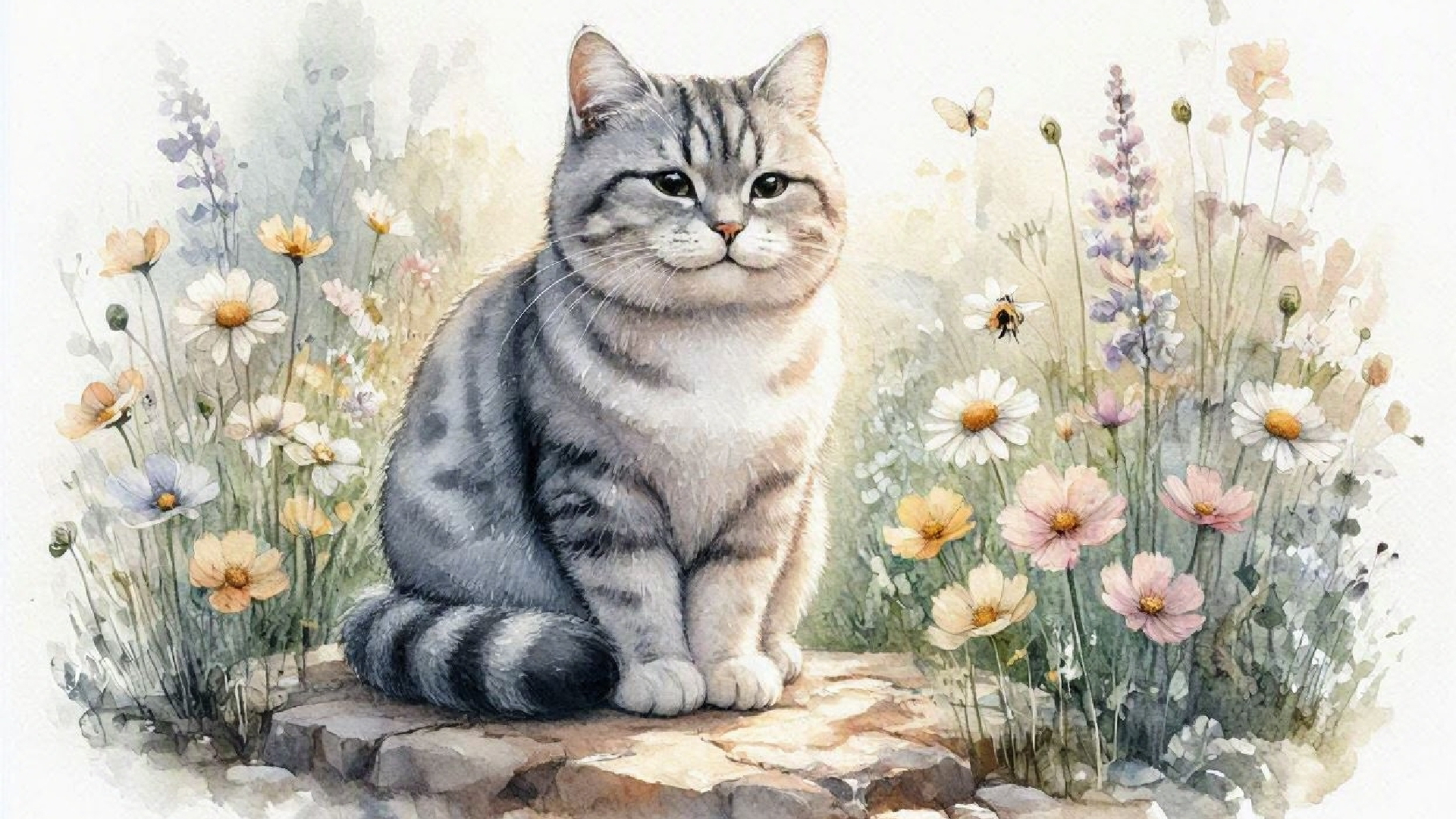 Grey Tabby Cat