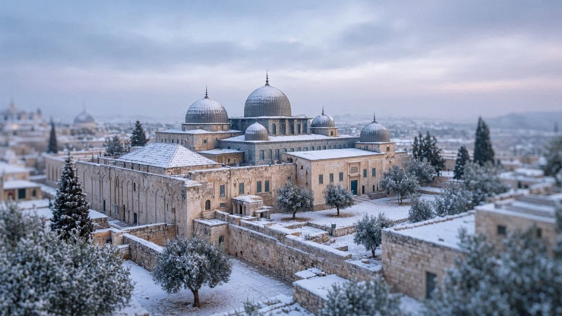 Temple Mount Winter
