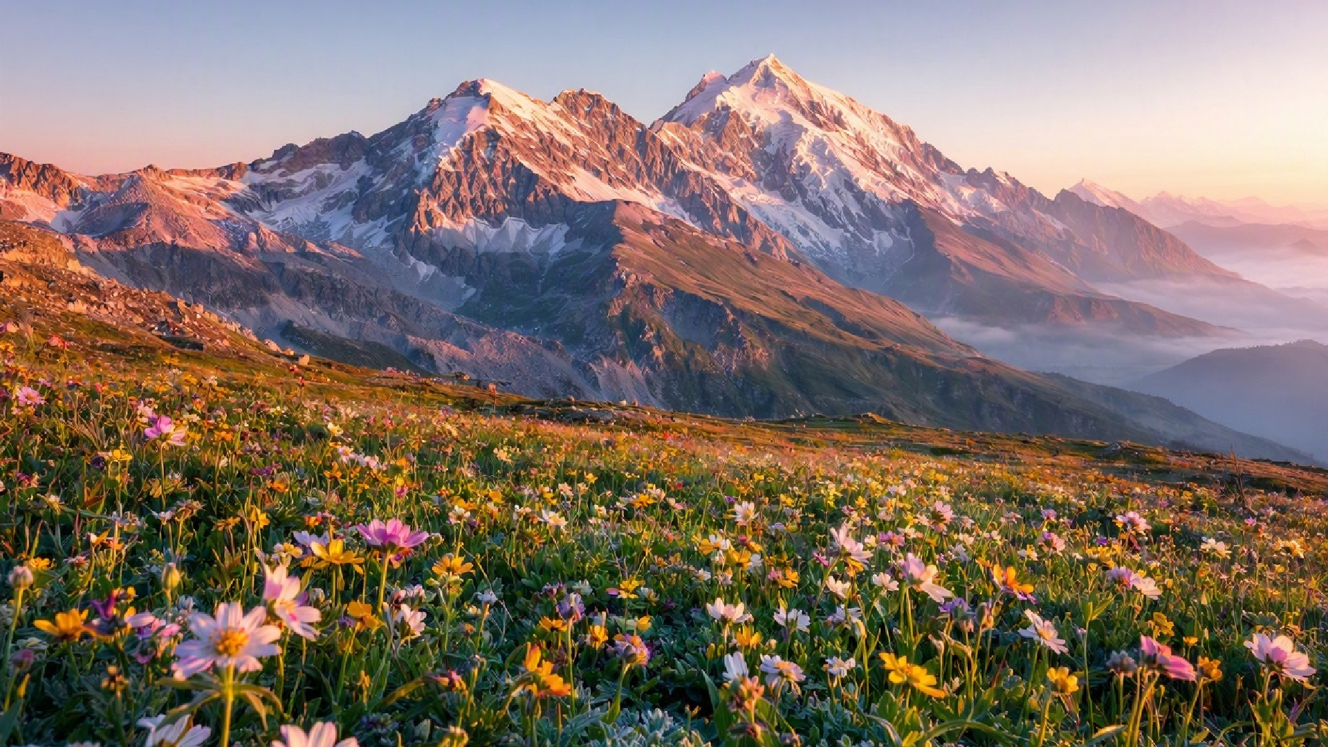 Alpine Mountain Fields