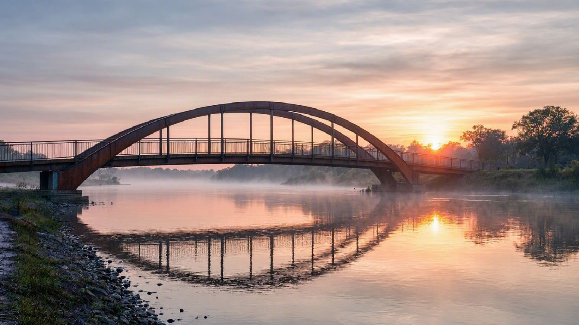Arch Bridge Sunrise
