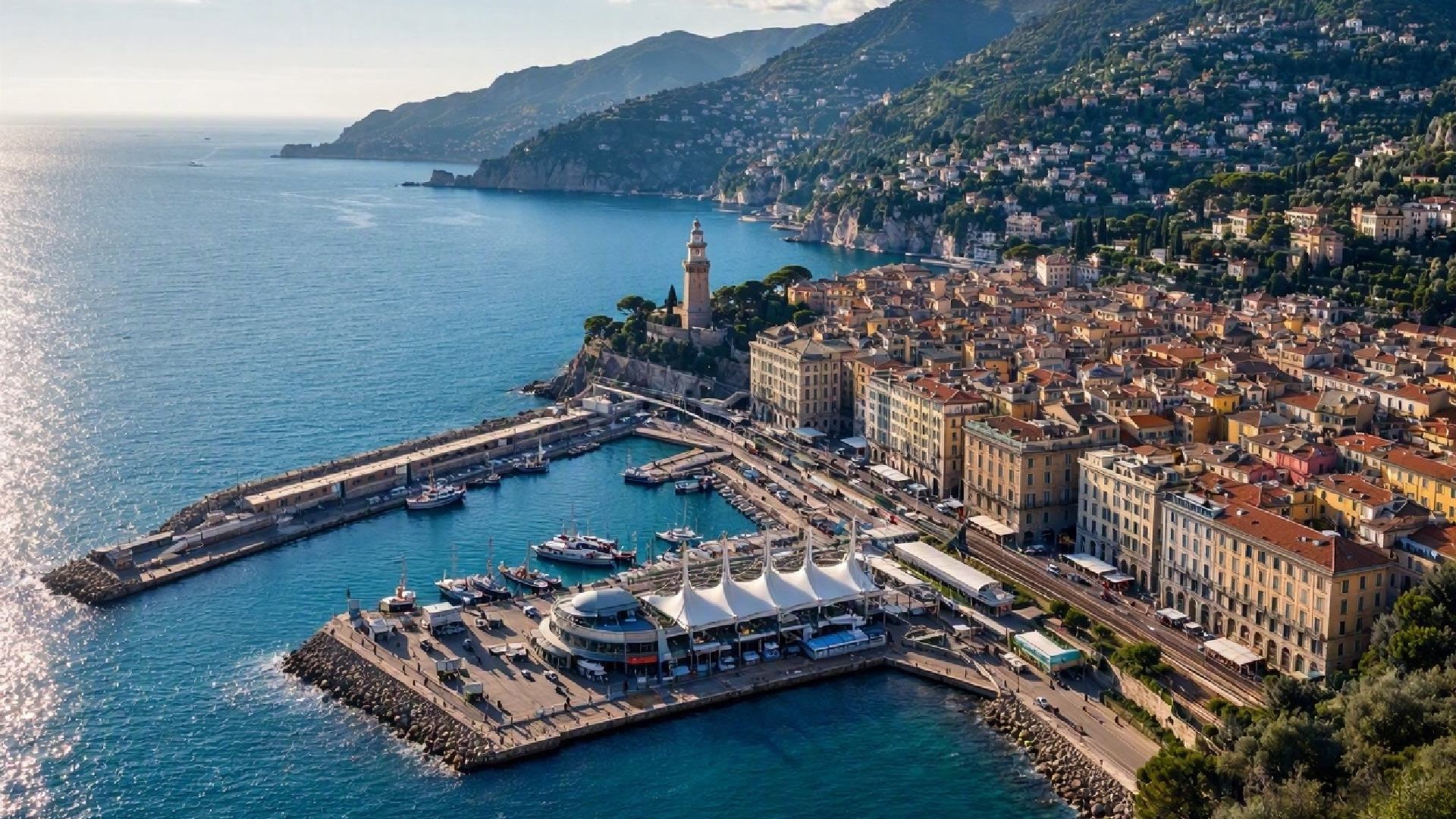 Genoa Italy Coastline